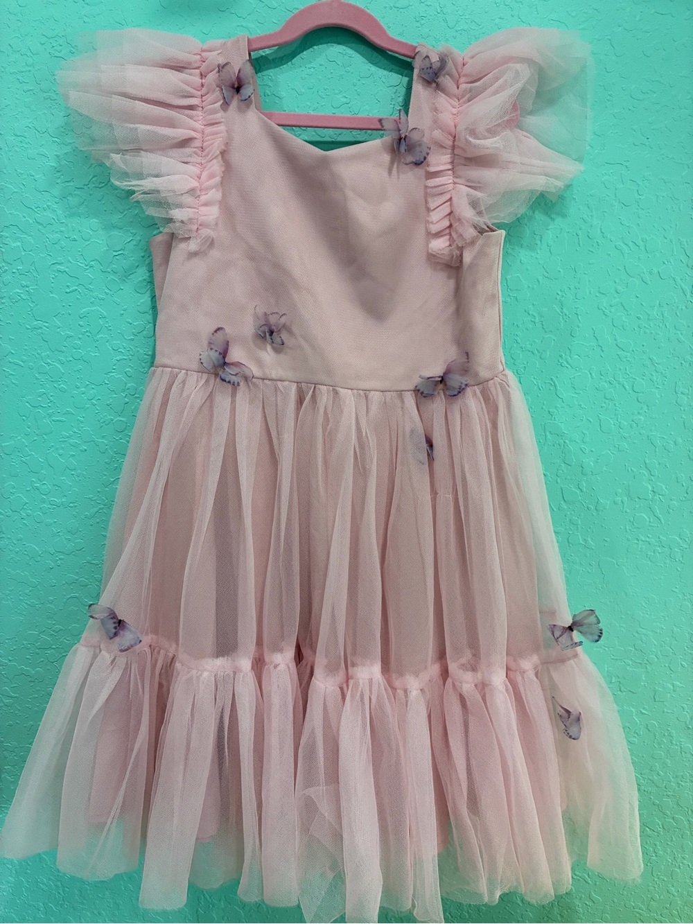 Joyfolie pink purple Tulle Butterfly Dress ballet fairy dance princess whimsy 12